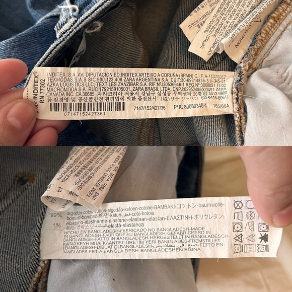 ZARA Basic High Waist Skinny Fit Jeans 4 - Picture 10 of 11